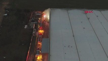 Silivri'de Fabrika Yangını