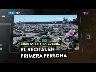 Tragedia en el show del indio solari en Olavarría: El testimonio de un testigo