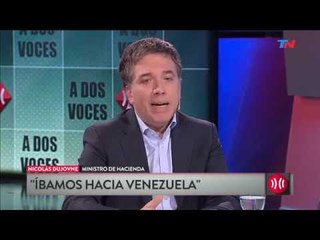 A Dos Voces (22/22/2017) Nicolás Dujovne: "Si no se tomaban medidas nos convertíamos en venezuela"