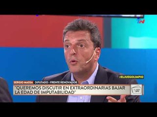 El Luego Limpio (02/02/2017) Sergio Massa sobre la baja de imputabilidad y los controles migratorios