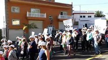 Vecinos de La Victoria se manifiestan en contra de la depuradora