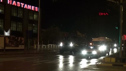 Kilis Hatay'dan Yola Çıkan Askeri Konvoy Kilis'te