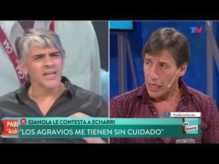 Los Leuco (21/03/2017) Fabián Gianola le contestó a pablo echarri en 'Los Leuco'