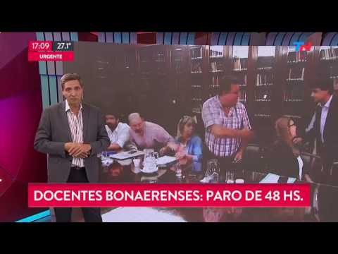 Docentes bonaerenses: Paro de 48 horas