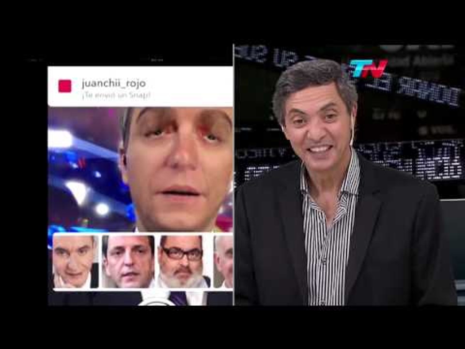 Nelson K se divirtió con Snapchat