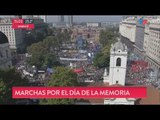 El testimonio de Julio Bazán desde Plaza de Mayo por el Día de la Memoria