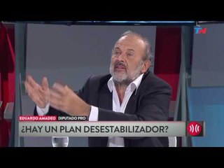 A Dos Voces (29/03/2017) Eduardo Amadeo: "Para algunos sectores la violencia es una droga"