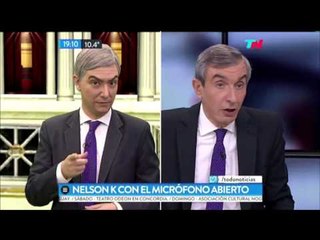 A Nelson K le dejaron el micrófono abierto y no se salvó nadie