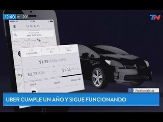 Uber cumple un año en Argentina y sigue funcionando