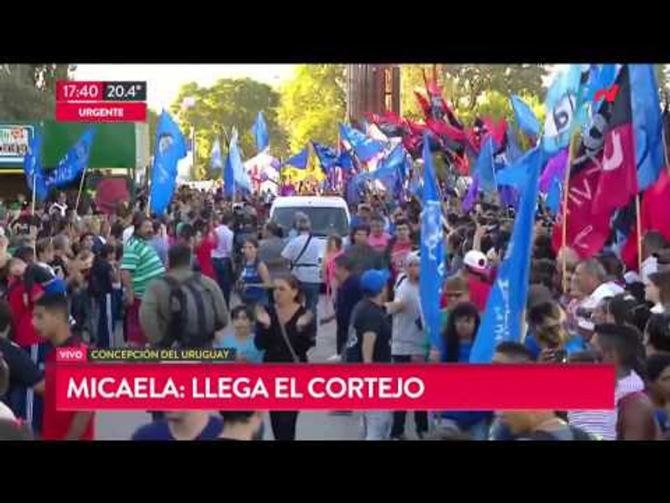 El último adiós a Micaela