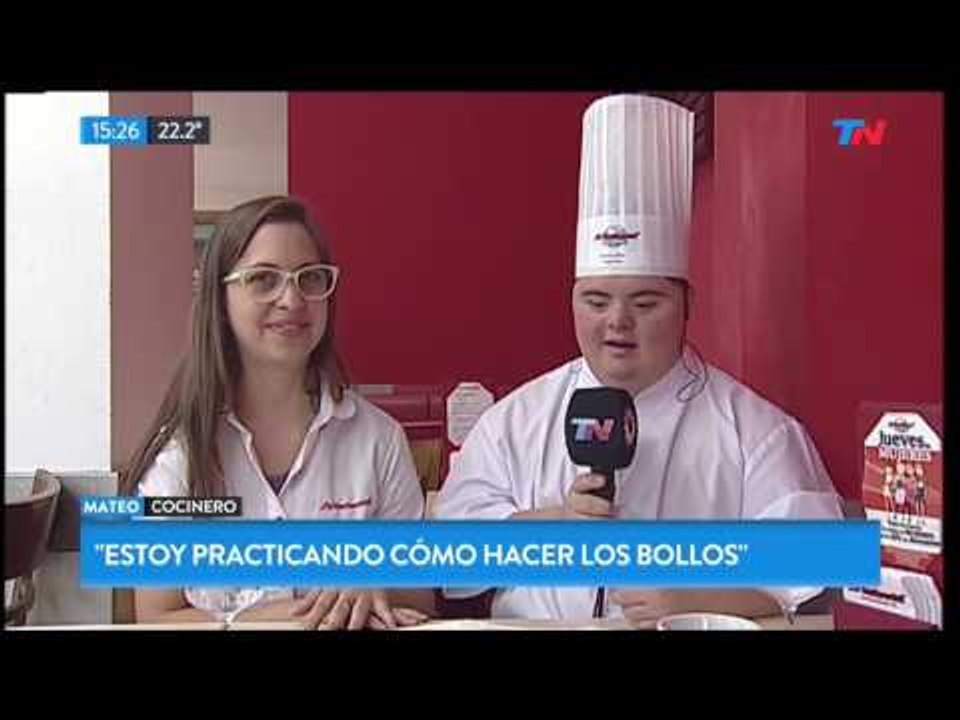 Mateo tiene sindrome de down y va a participar del mundial de pizzas en Italia