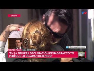 El papá de Araceli Fulles habló con Ricardo Canaletti en Cámara del Crimen
