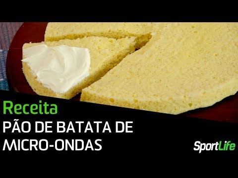 Pão de batata de micro-ondas