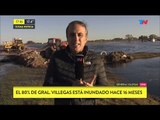General Villegas: Están inundados hace 16 meses