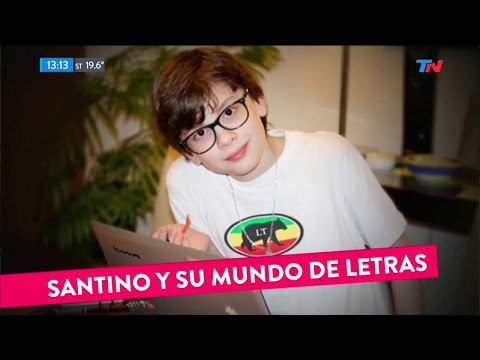 Santino es autista y escritor de cuentos