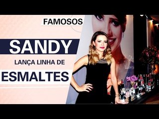 Sandy lança própria coleção de esmaltes