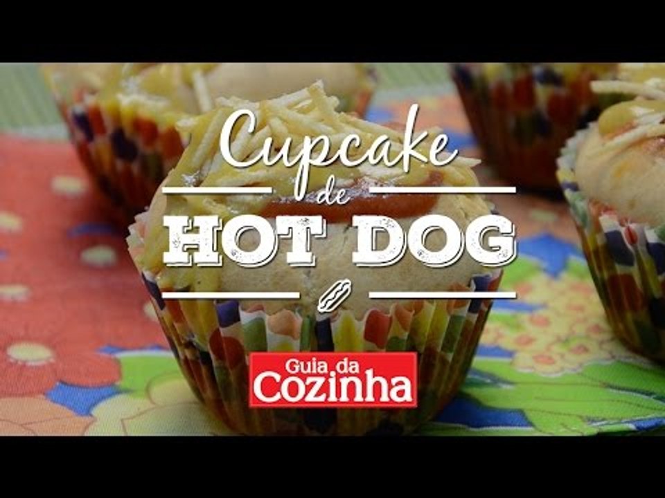 Receita: Cupcake de Hotdog