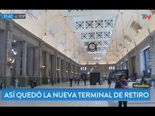 Así quedó la renovada estación Retiro