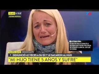Denunció a su ex 42 veces y ahora le sacaron a su hijo