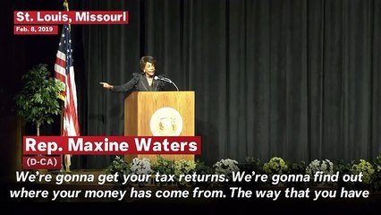 Скачать видео: 'We Are Going To Get Your Tax Returns': Rep. Maxine Waters Lashes Trump In Speech Commemorating MLK Jr.