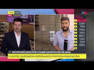 100 intoxicados por comer sandwiches de miga