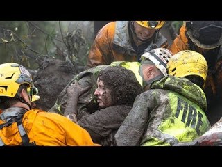 13 muertos y 7 mil evacuados por alud en California