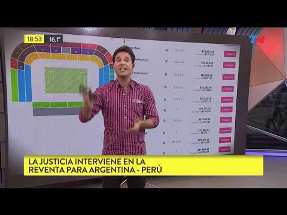 La Justicia investiga la reventa de entradas para Argentina-Perú
