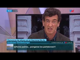 Marcos Novaro sobre el abuso en el Nacional BS As: "Los alumnos se lavan las manos"