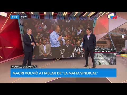 Macri volvió a hablar de la 'mafia sindical'