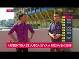 Marcelo Fiasche y Nico Singer en la previa de Argentina-Perú