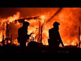 Incendio fuera de control en California