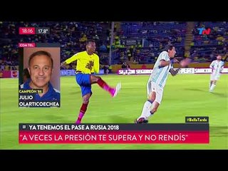 El vasco Olarticoechea habló con "Bella Tarde" sobre la clasificación de Argentina