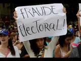 Elecciones en Venezuela: La oposición denuncia fraude