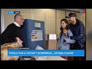 Así votaron los famosos