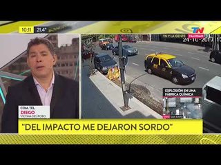 Ataque de motochorros captados por las cámaras en Palermo