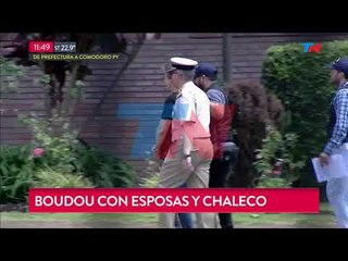 Así llegaba Boudou a declarar ante el Juez Lijo