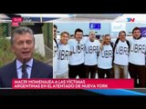 Macri homenajeó a las victimas rosarinas en Nueva York