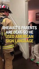 This Fireman Connected With A Boy Using Sign Language