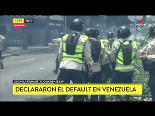 Declararon el default en Venezuela