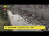 Hallan un cuerpo adentro de una heladera tirado en un arroyo