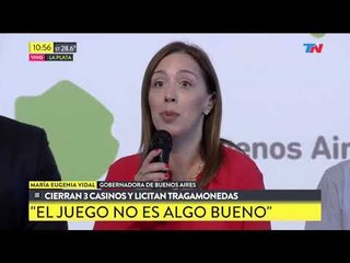 Vidal cerró 3 casinos y abrió licitación para tragamonedas