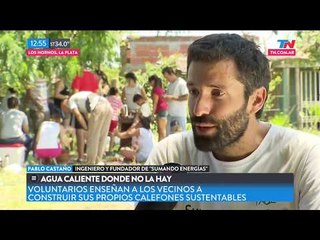 Llevar agua caliente donde no hay