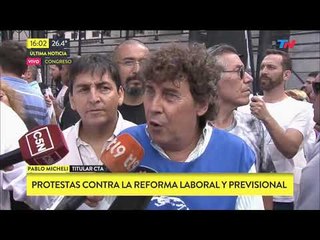 Protestas y cortes contra la reforma laboral