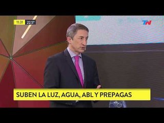 Aumento de luz, agua, ABL y prepagas