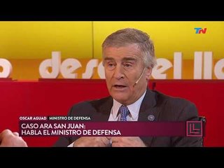 Aguad sobre los tripulantes de submarino: "Están todos muertos"