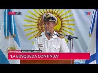 Parte de la armada a casi un mes de la desaparición del submarino