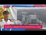 Momento tenso entre el vocero de la Armada y un periodista