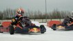 Formule 1 - La course de kart sur glace des pilotes Red Bull Gasly et Verstappen