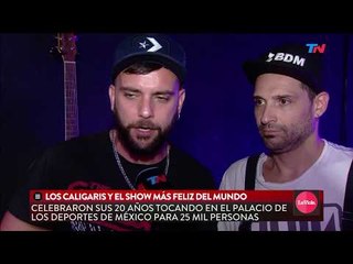 Los Caligaris y su show por los 20 años