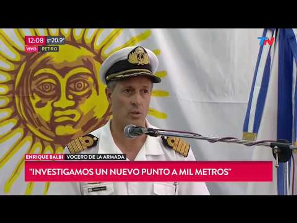 Submarino ARA San Juan: Nuevo parte de la armada